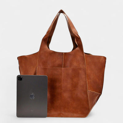 EVERRET LEATHER TOTE BAG