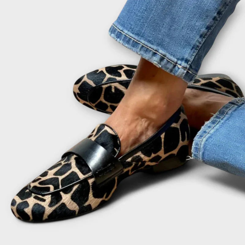 HART LEOPARD LOAFERS