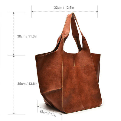 EVERRET LEATHER TOTE BAG