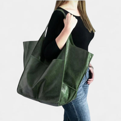 EVERRET LEATHER TOTE BAG