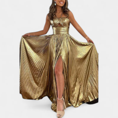 EVERRET GOLD DRESS