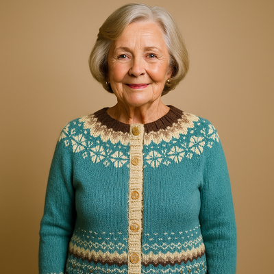 Laera & Cole - Classic Icelandic Wool Cardigan