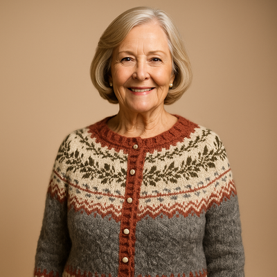 Laera & Cole - Classic Icelandic Wool Cardigan