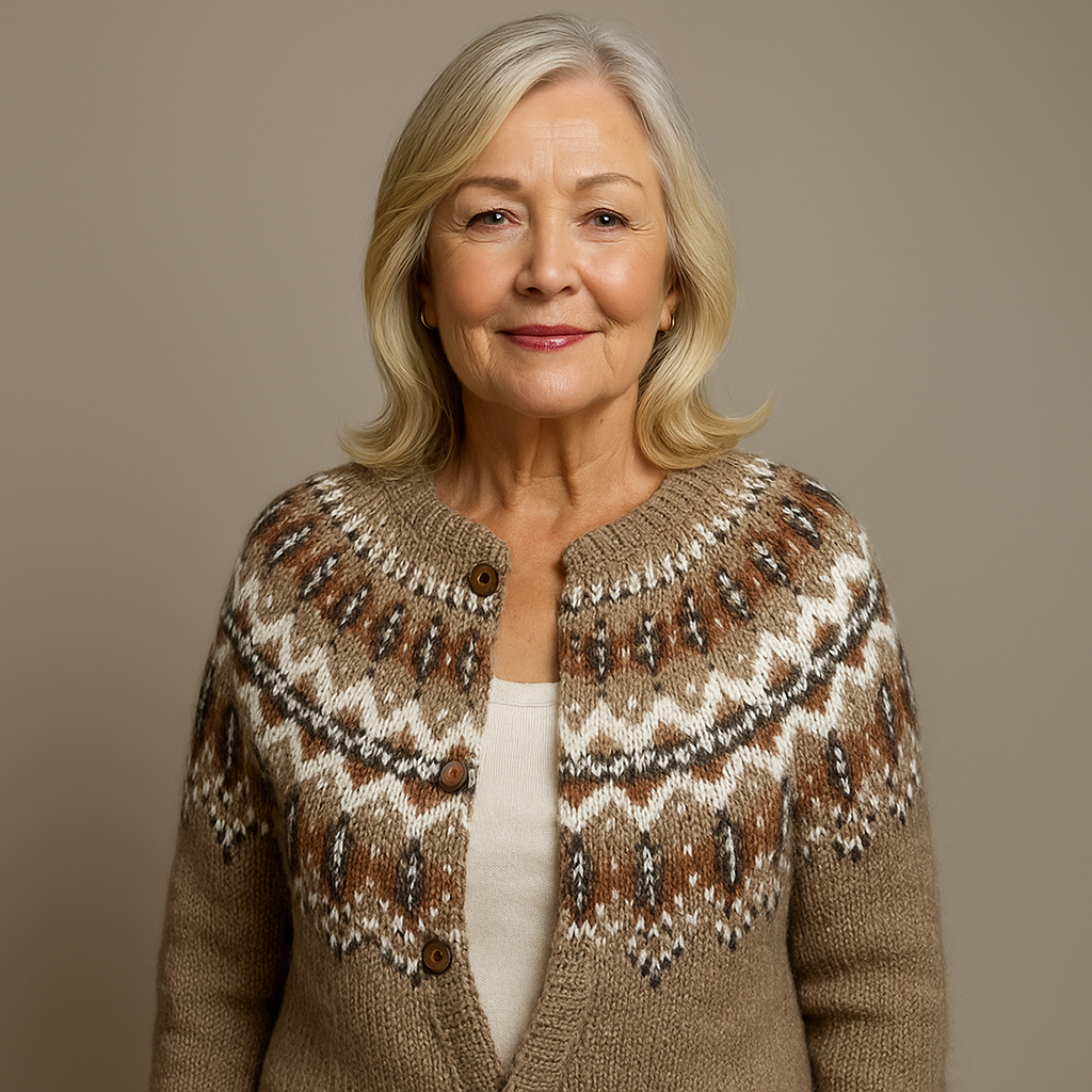 Laera & Cole - Classic Icelandic Wool Vintage Cardigan