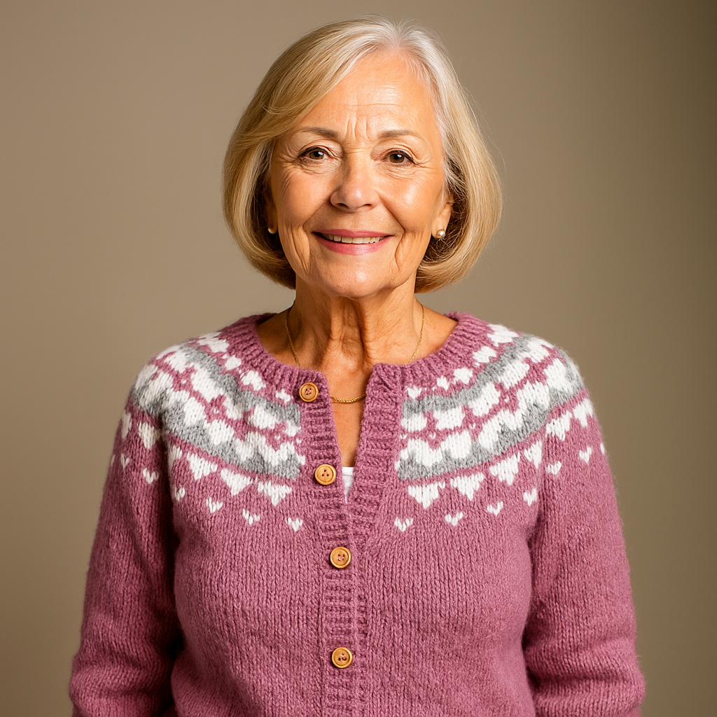 Laera & Cole - Retro Icelandic Wool Cardigan