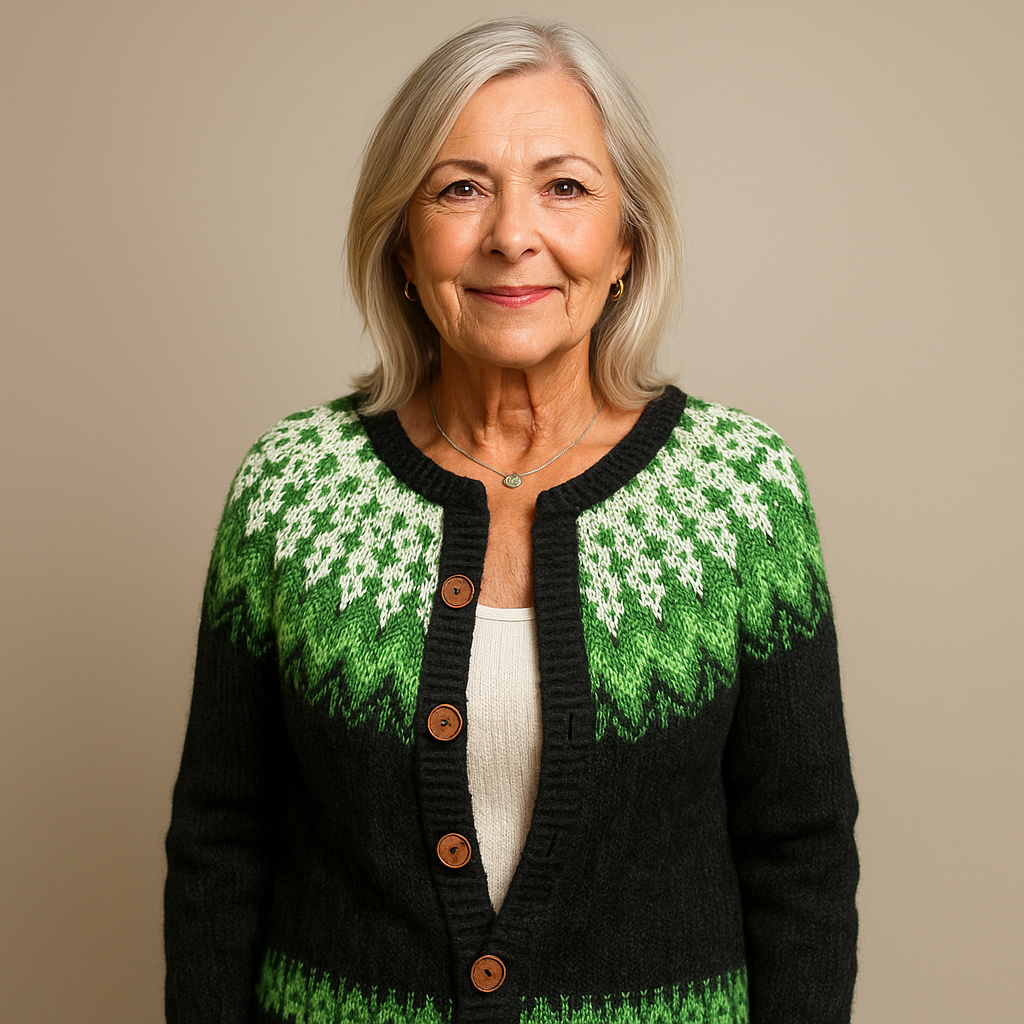 Laera & Cole  - Retro Icelandic Wool Cardigan