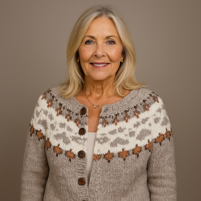 Laera & Cole  - Classic Icelandic Wool Vintage Cardigan