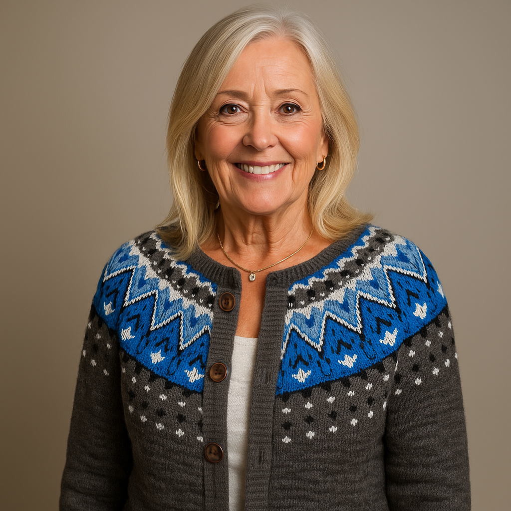 Laera & Cole  - Retro Icelandic Wool Cardigan