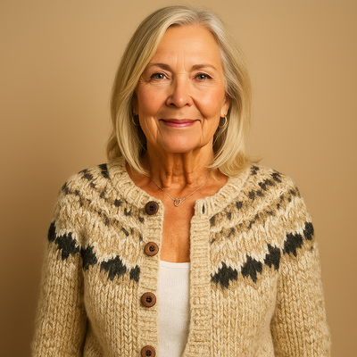 Laera & Cole  - Classic Icelandic Wool Cardigan