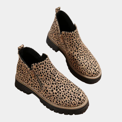EVERRET LEOPARD BOOTS