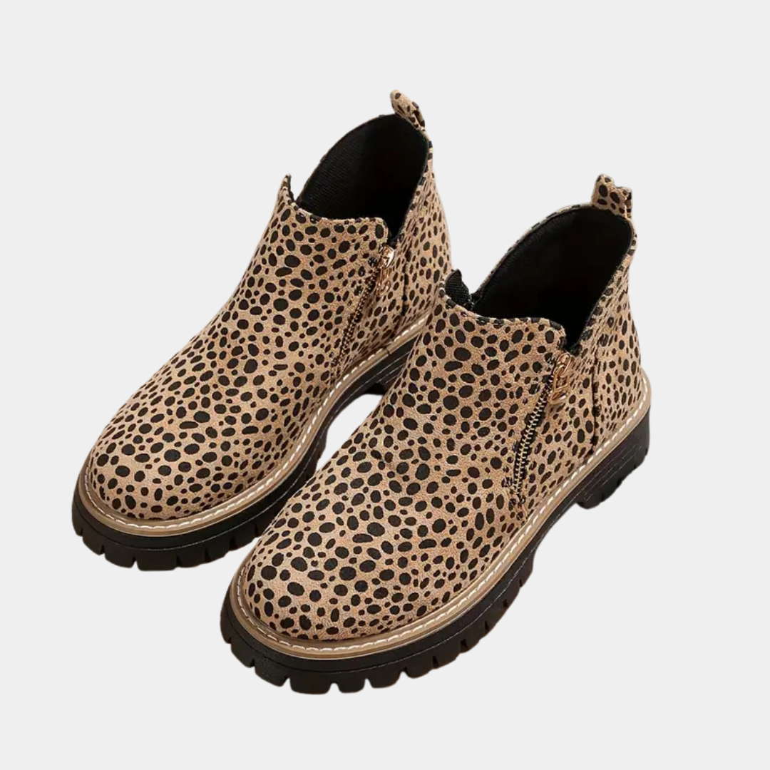 EVERRET LEOPARD BOOTS