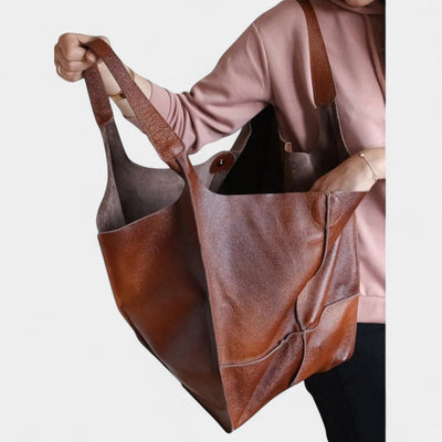 EVERRET LEATHER TOTE BAG