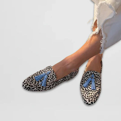 HART LEOPARD LOAFERS