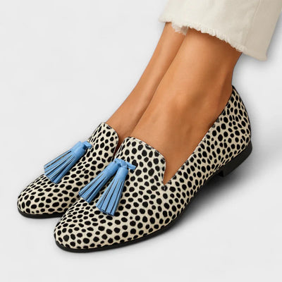 HART LEOPARD LOAFERS