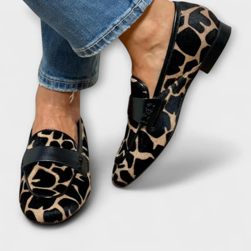 HART LEOPARD LOAFERS