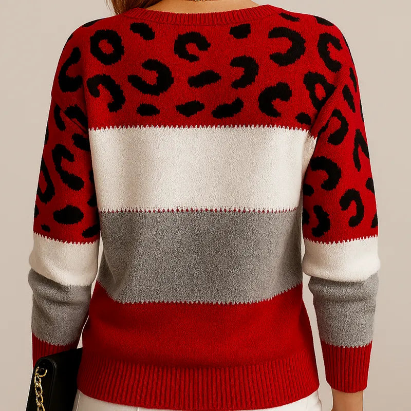 EVERRET LEOPARD SWEATER