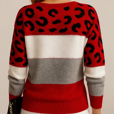 EVERRET LEOPARD SWEATER