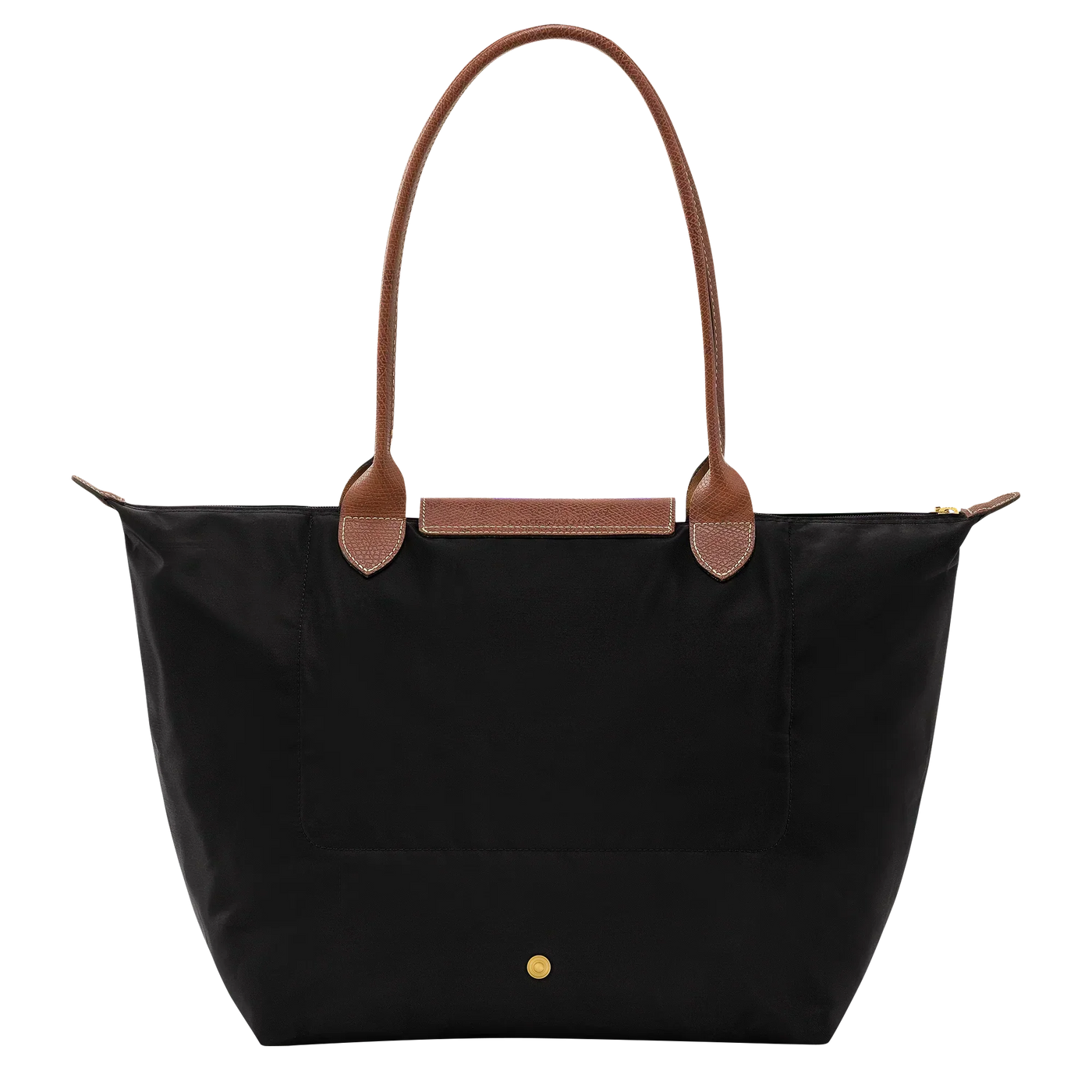 Longchamp-Style Lorent Tote Bag – Black