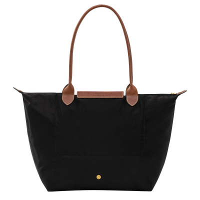 Longchamp-Style Lorent Tote Bag – Black
