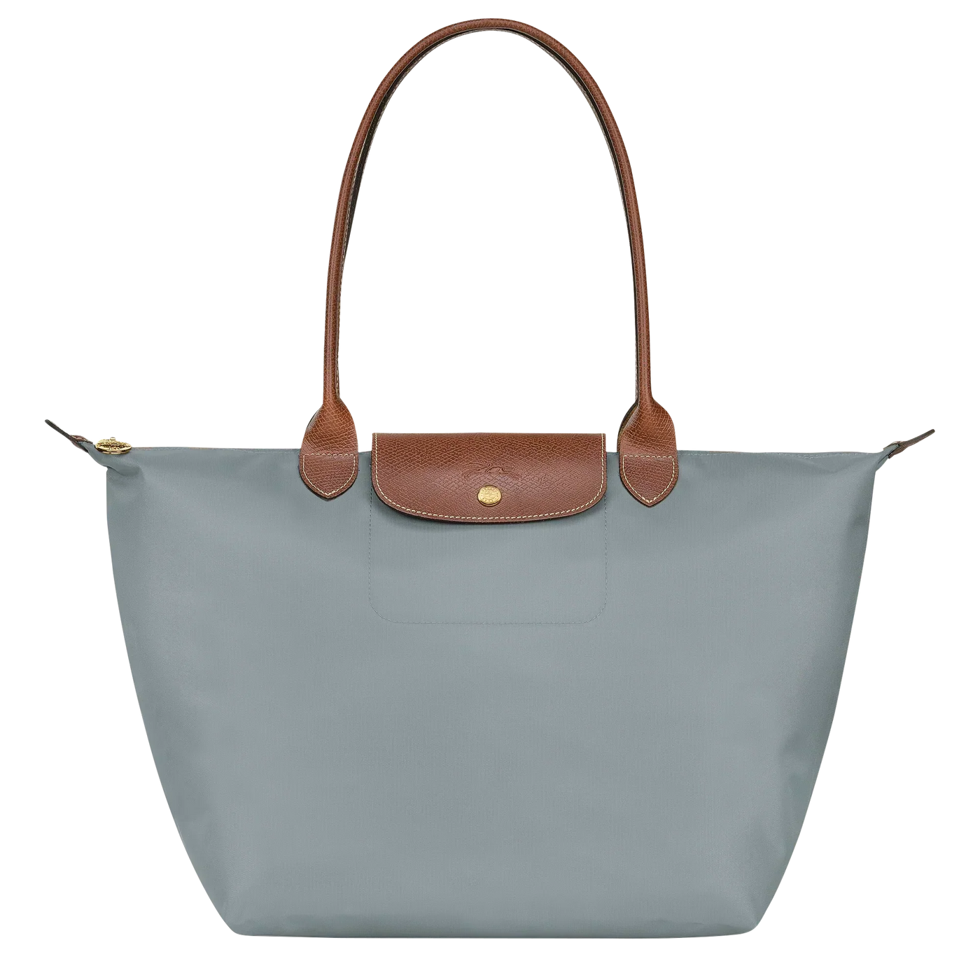 Longchamp-Style Lorent Tote Bag – Steel