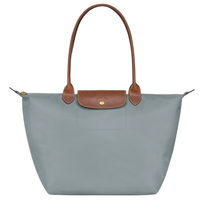 Longchamp-Style Lorent Tote Bag – Steel