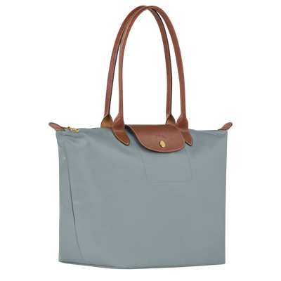 Longchamp-Style Lorent Tote Bag – Steel