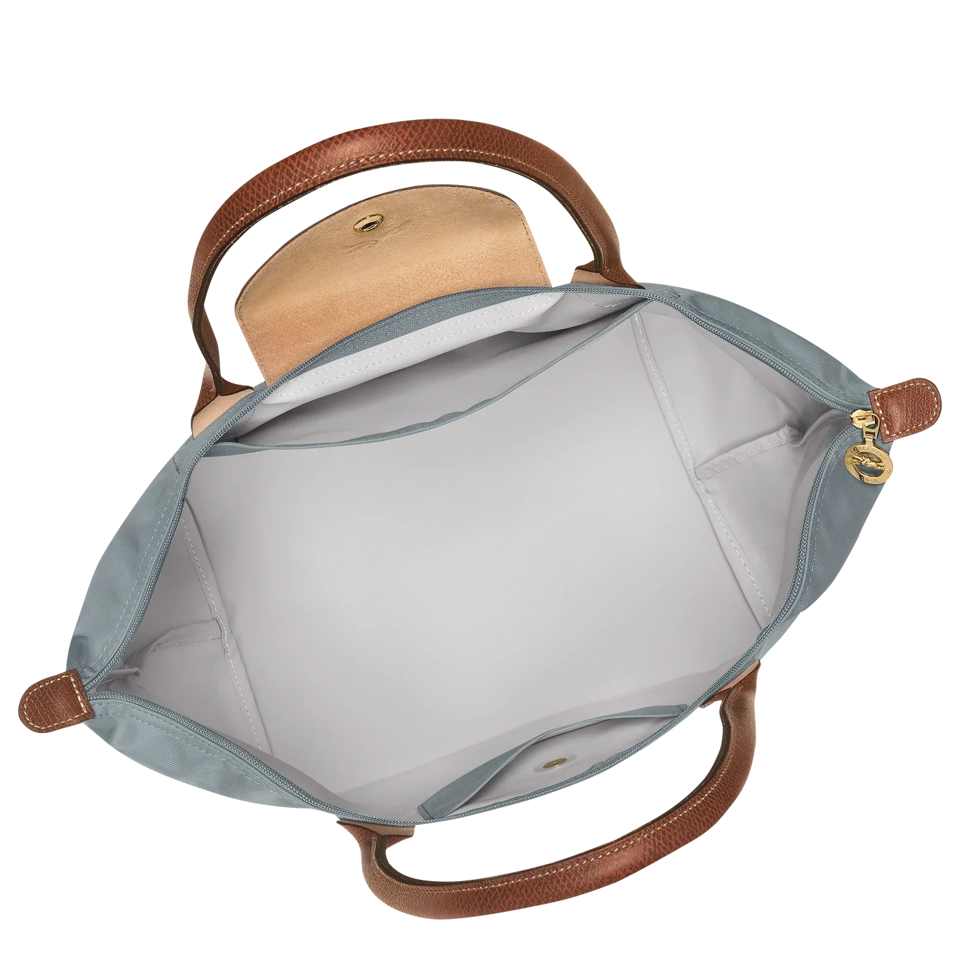 Longchamp-Style Lorent Tote Bag – Steel