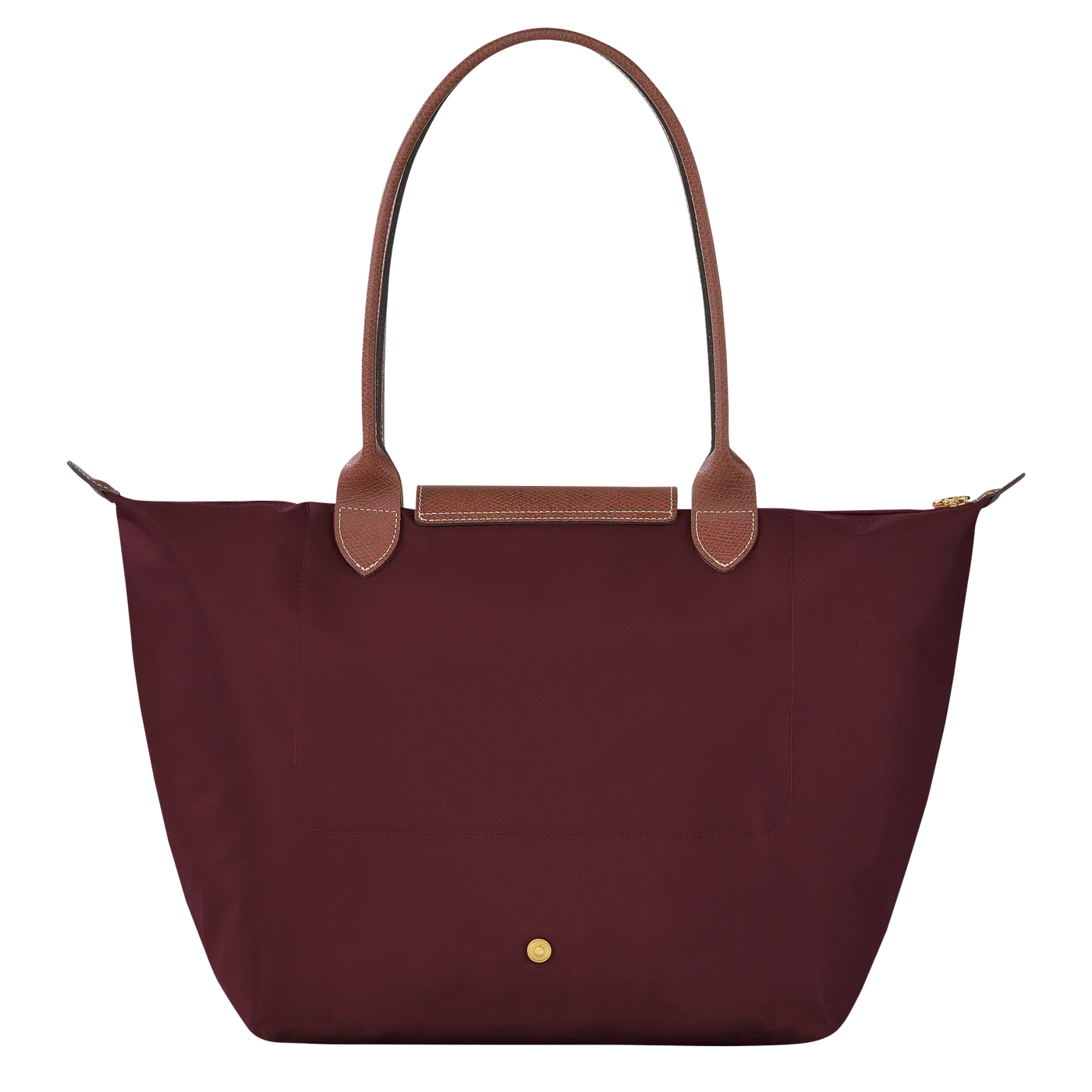 Longchamp-Style Lorent Tote Bag – Burgundy