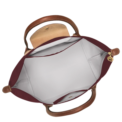 Longchamp-Style Lorent Tote Bag – Burgundy