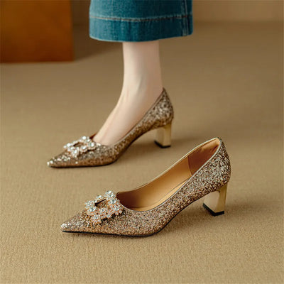 EVERRET GLITTER PUMPS