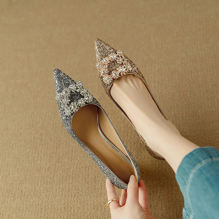 EVERRET GLITTER PUMPS