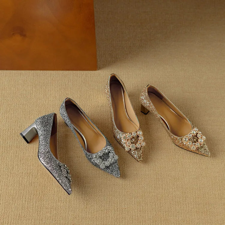 EVERRET GLITTER PUMPS