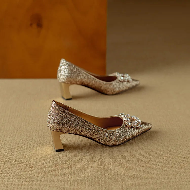 EVERRET GLITTER PUMPS