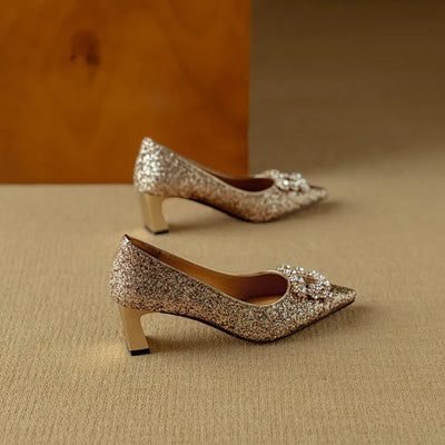 EVERRET GLITTER PUMPS