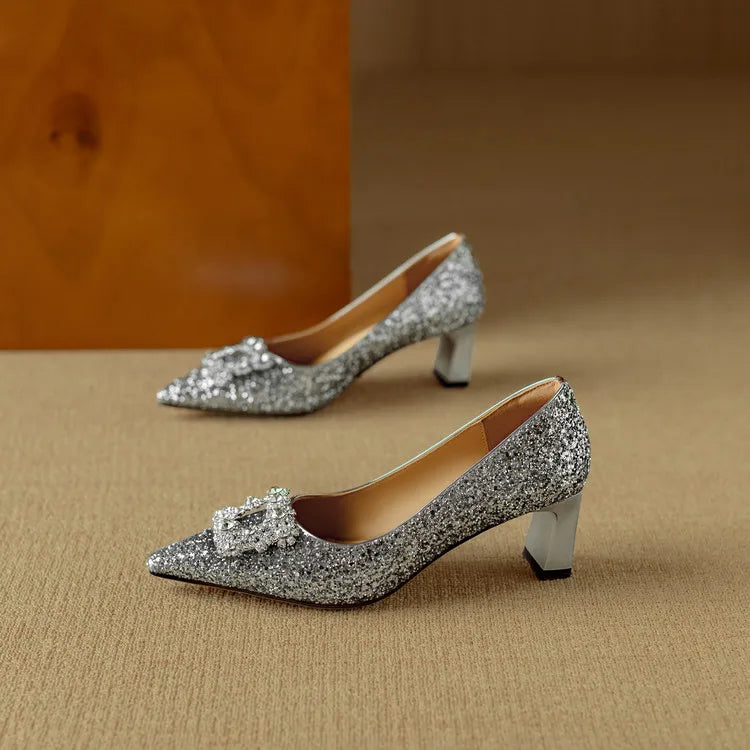 EVERRET GLITTER PUMPS