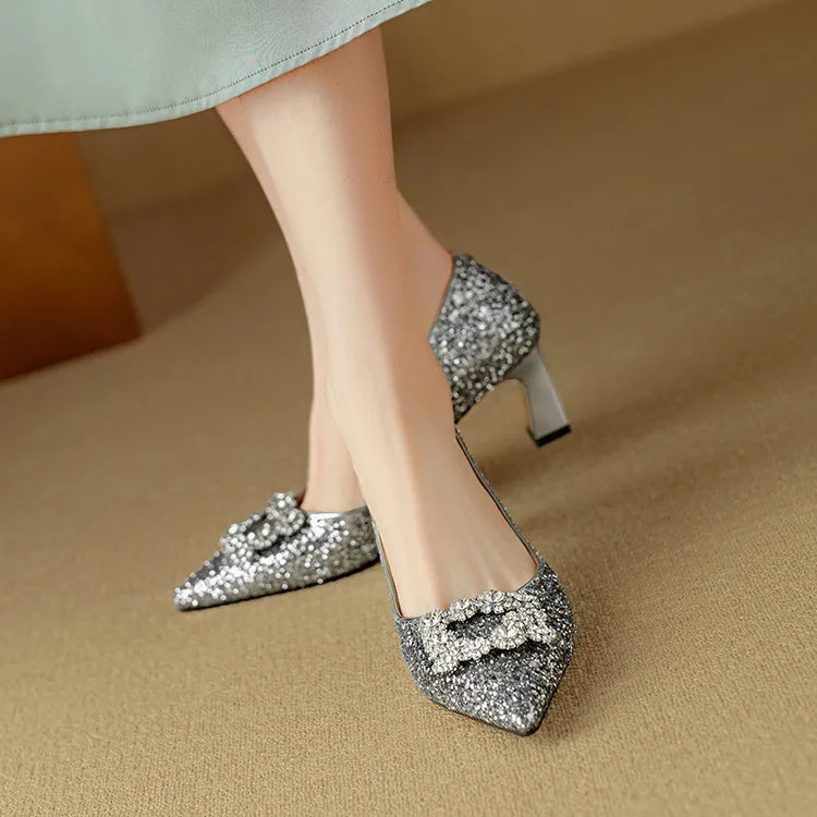 EVERRET GLITTER PUMPS