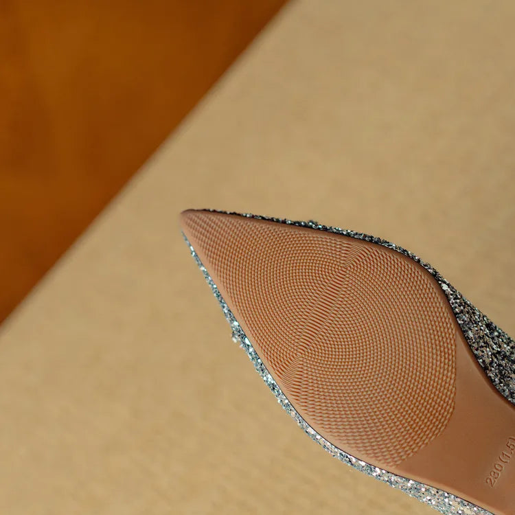 EVERRET GLITTER PUMPS