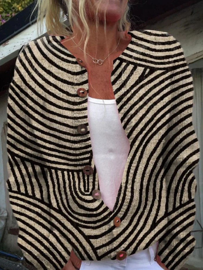 EVERRET PRINTED CARDIGAN