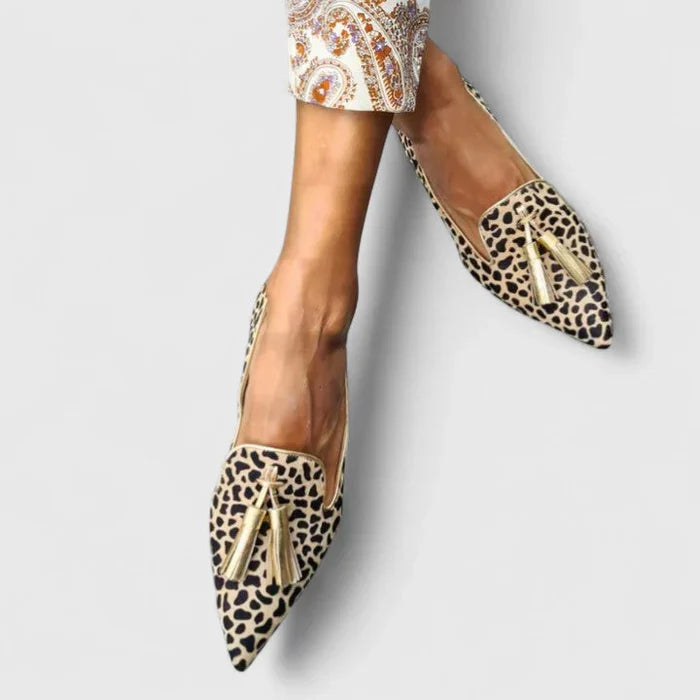 HART LEOPARD LOAFERS