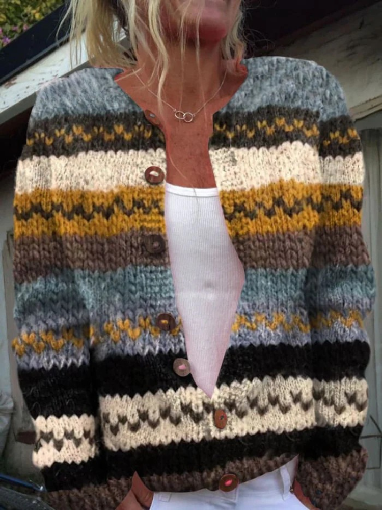 EVERRET PRINTED CARDIGAN