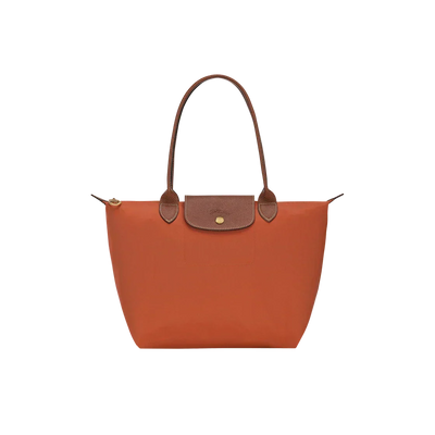 Longchamp-Style Lorent Tote Bag – Brick