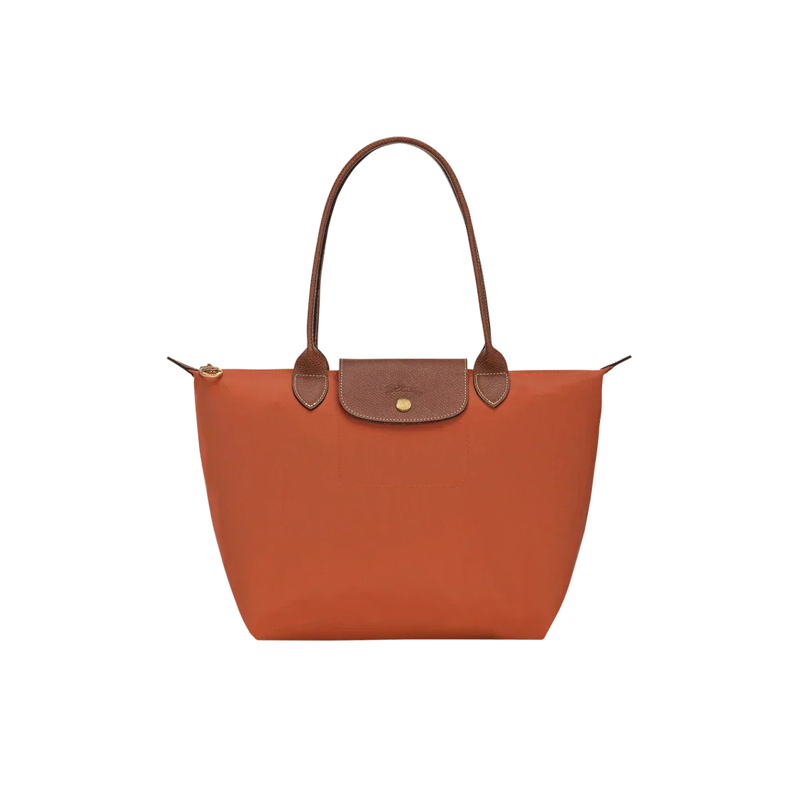 Longchamp-Style Lorent Tote Bag – Brick