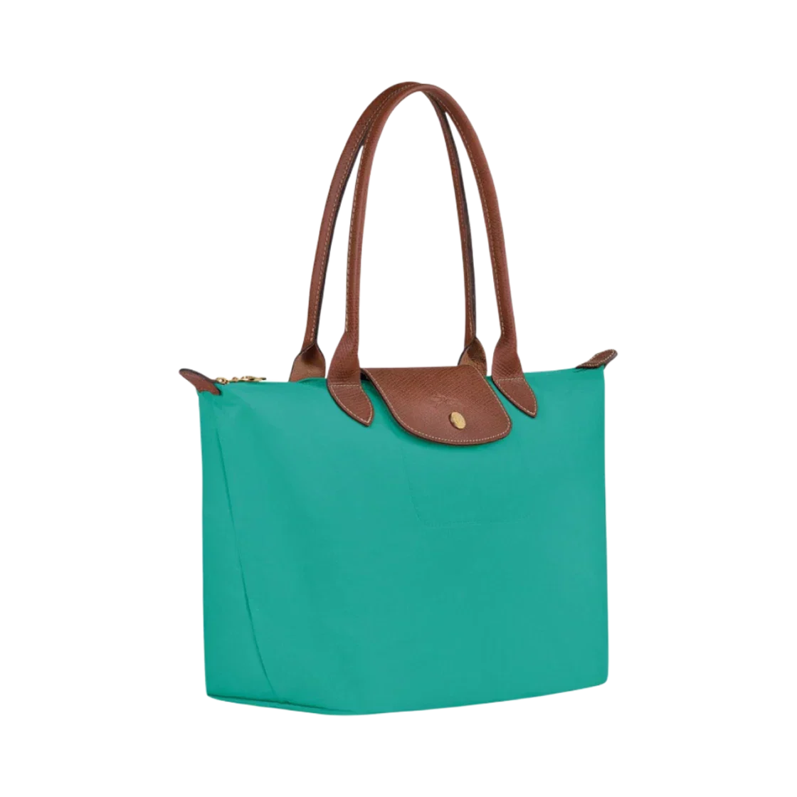 Longchamp-Style Lorent Tote Bag – Turquoise