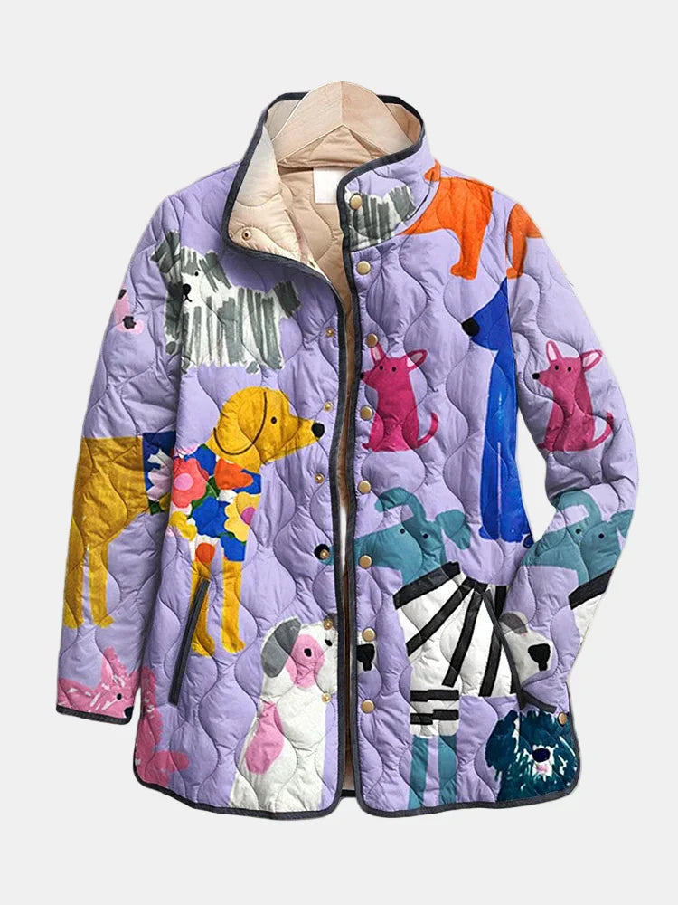 EVERRET PRINTED WINTERCOAT