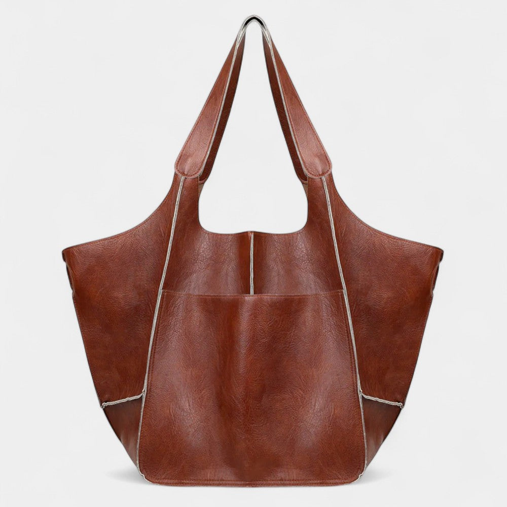 EVERRET LEATHER TOTE BAG