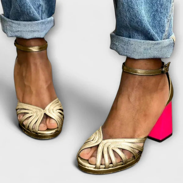 EVERRET ANKLE STRIP HEELS