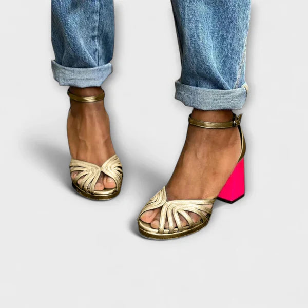 EVERRET ANKLE STRIP HEELS