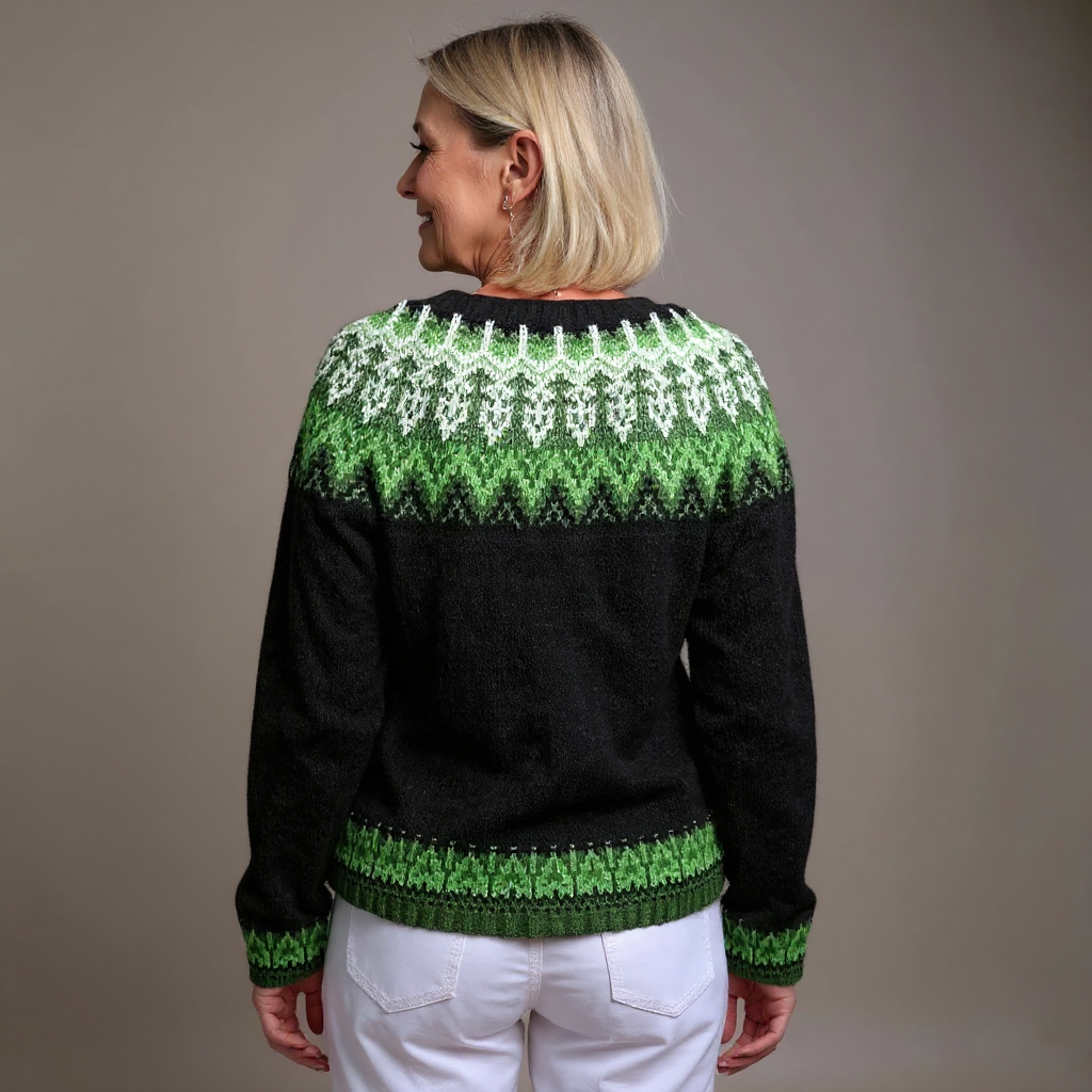 Laera & Cole  - Retro Icelandic Wool Cardigan