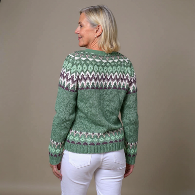 Laera & Cole - Retro Icelandic Wool Cardigan