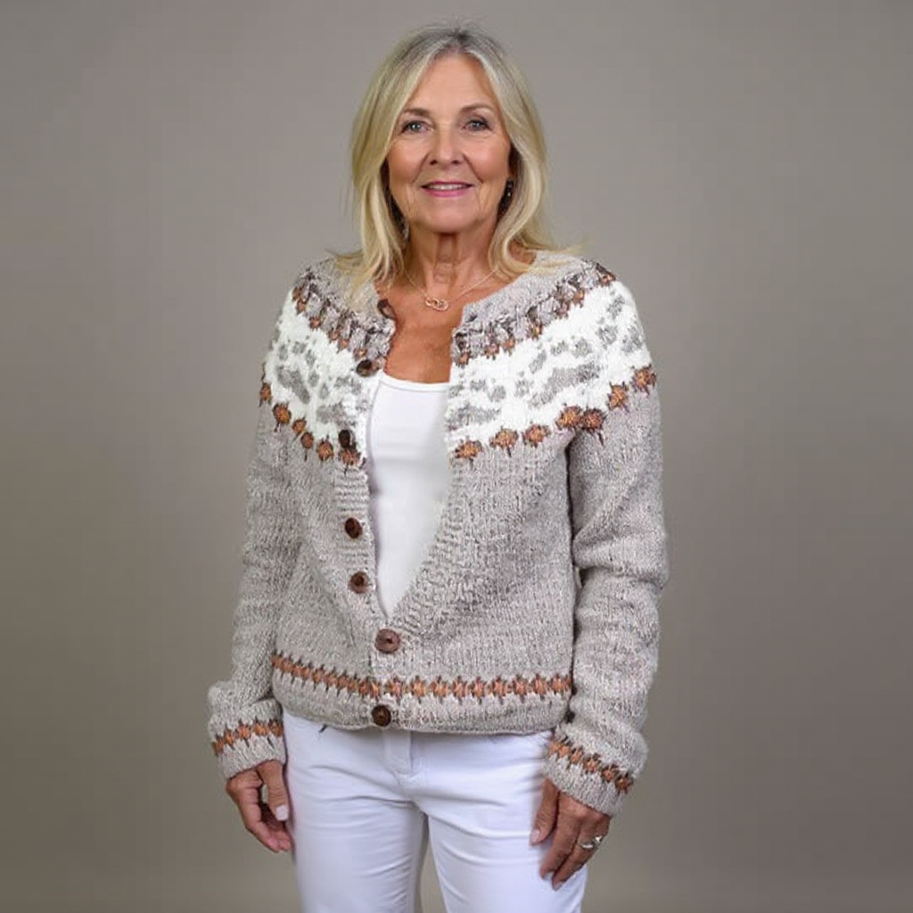 Laera & Cole  - Classic Icelandic Wool Vintage Cardigan